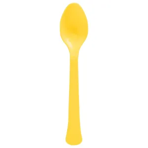 Boxed Heavy Weight Spoons - Yellow Sunshine