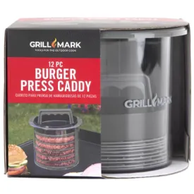 Burger Press & Caddy, Plastic - Holds 8 Burgers