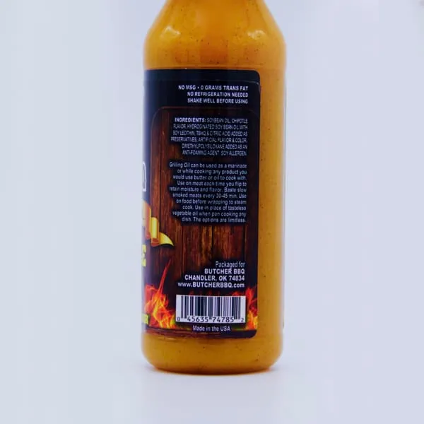 Butcher BBQ Chipotle Flavor Grilling Oil