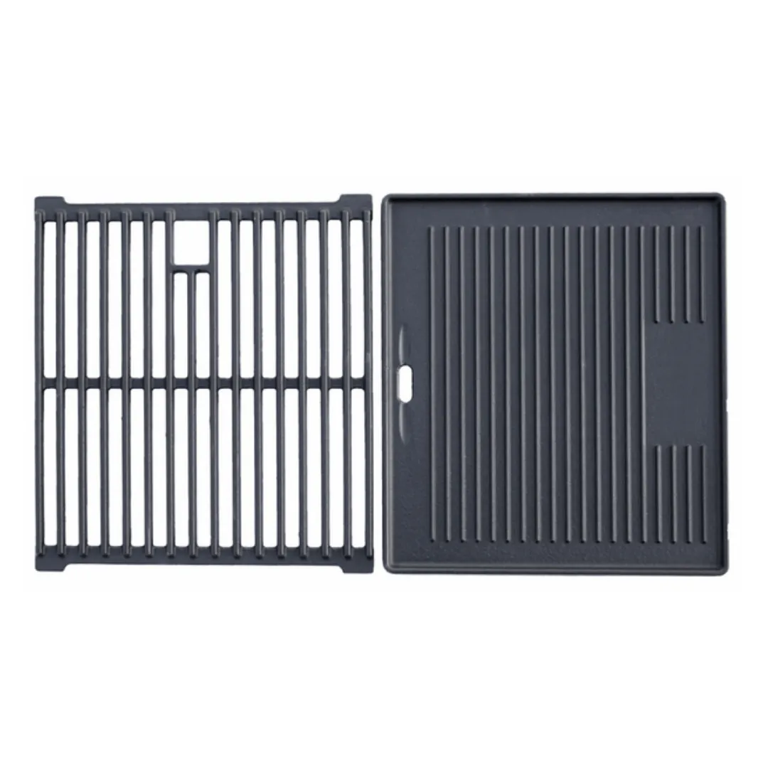 Cast Iron Reversible Griddle and Grill Grate Set for Original 4 1