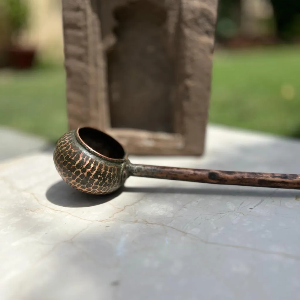 Chammach 3 : Vintage Brass spoon