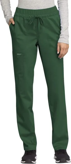 Cherokee Scrub Pants for Women Mid Rise Tapered Leg Drawstring Bottom WW105