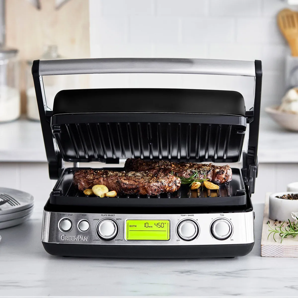 Elite Multi Grill, Griddle & Waffle Maker | Black