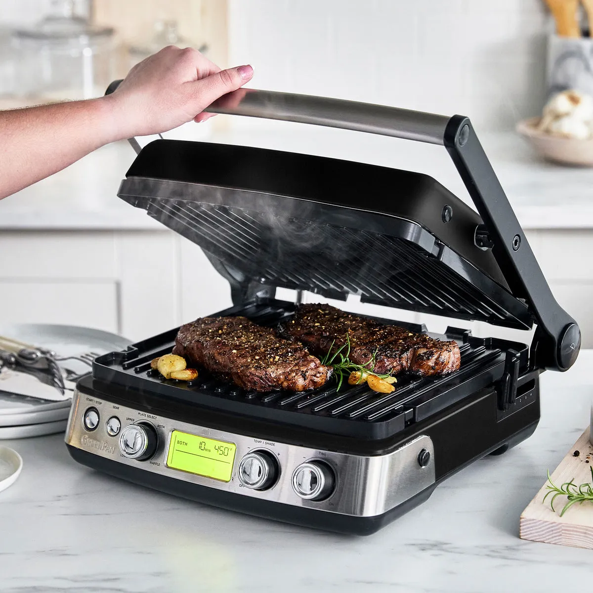 Elite Multi Grill, Griddle & Waffle Maker | Black
