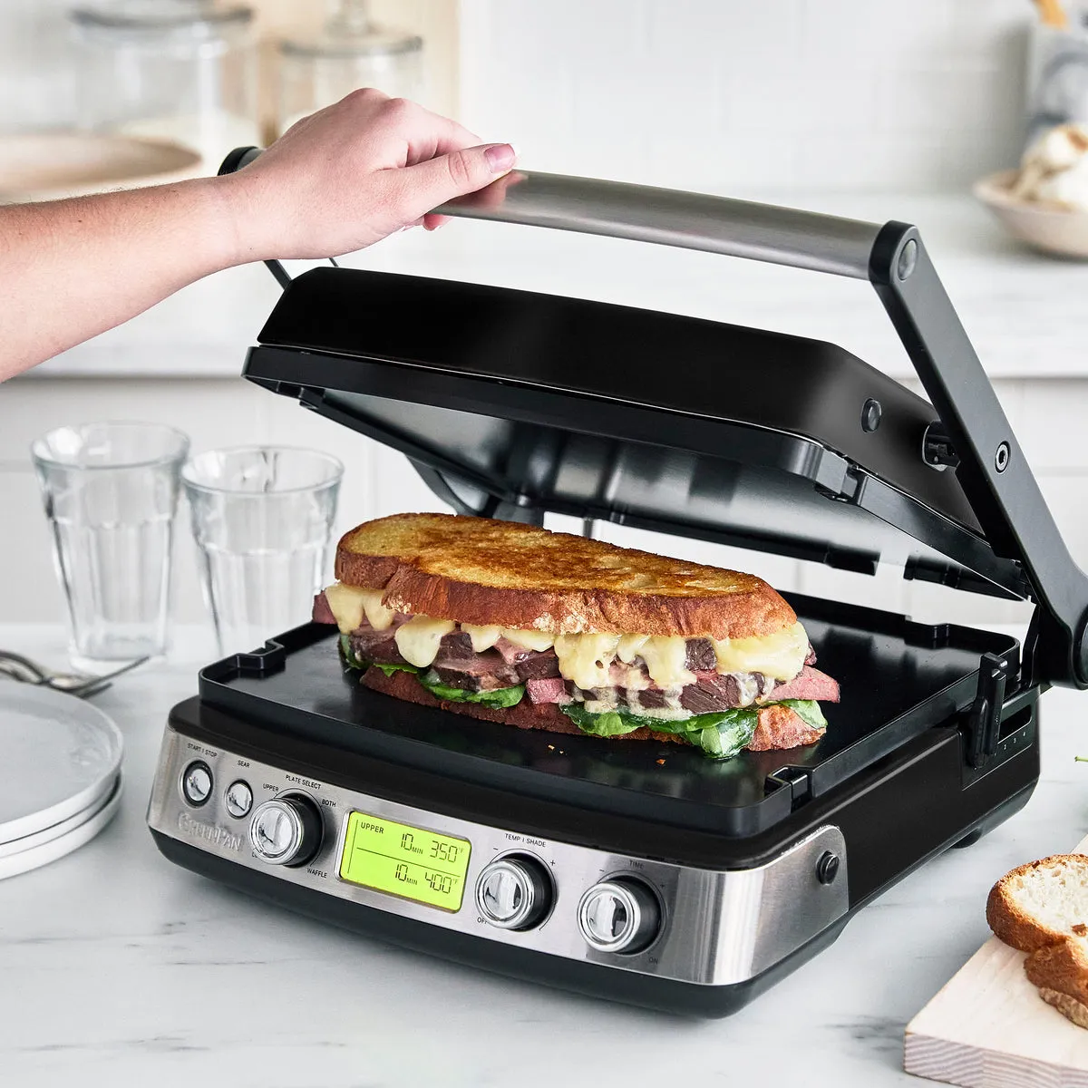 Elite Multi Grill, Griddle & Waffle Maker | Black
