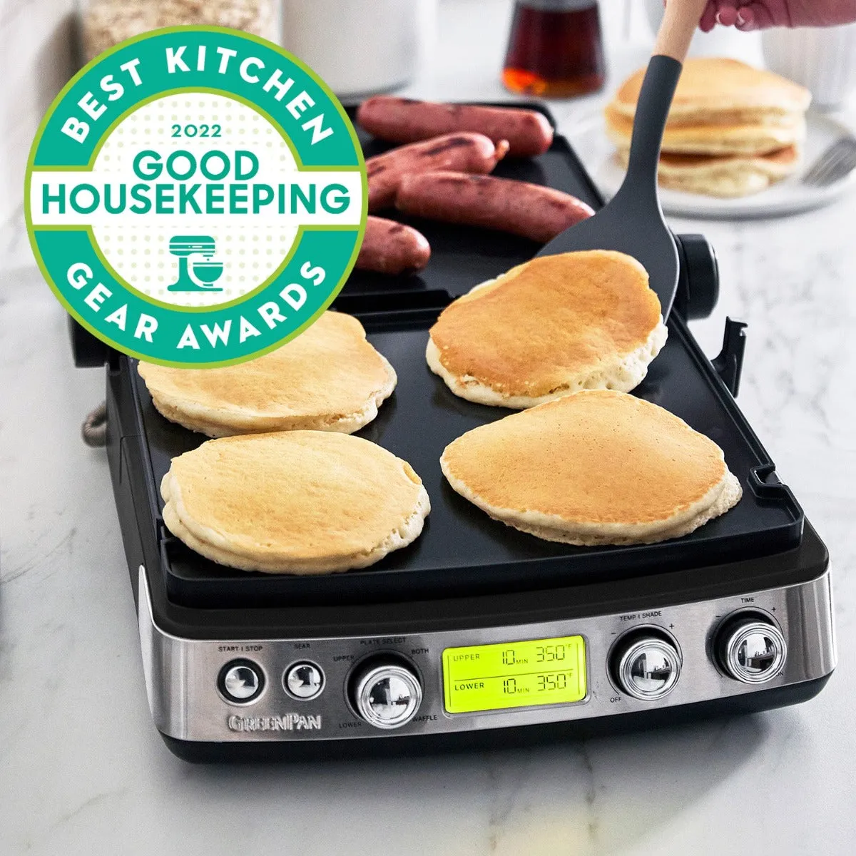 Elite Multi Grill, Griddle & Waffle Maker | Black