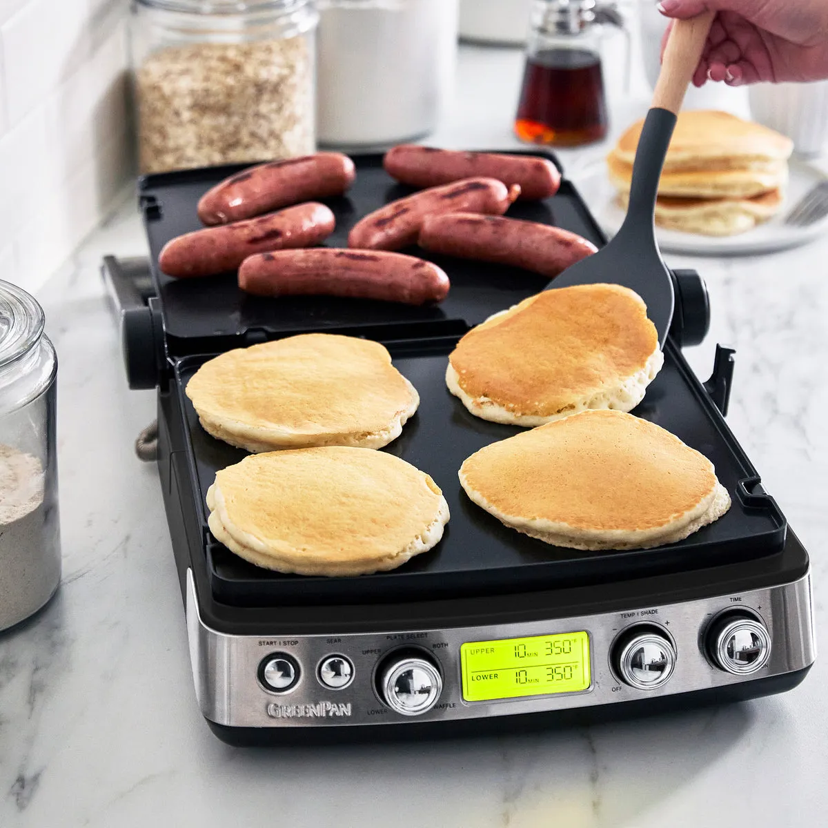 Elite Multi Grill, Griddle & Waffle Maker | Black