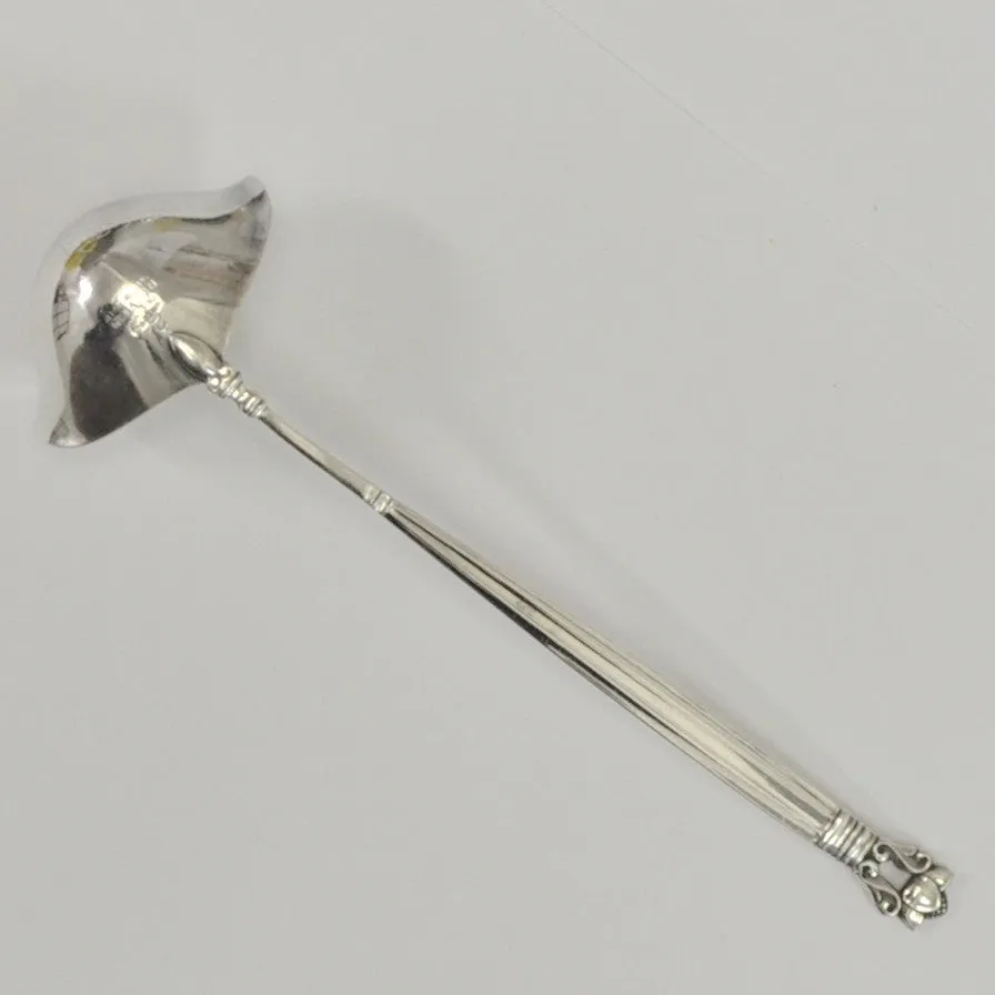 Georg Jenson Danish Sterling Silver Acorn Condiment Ladle