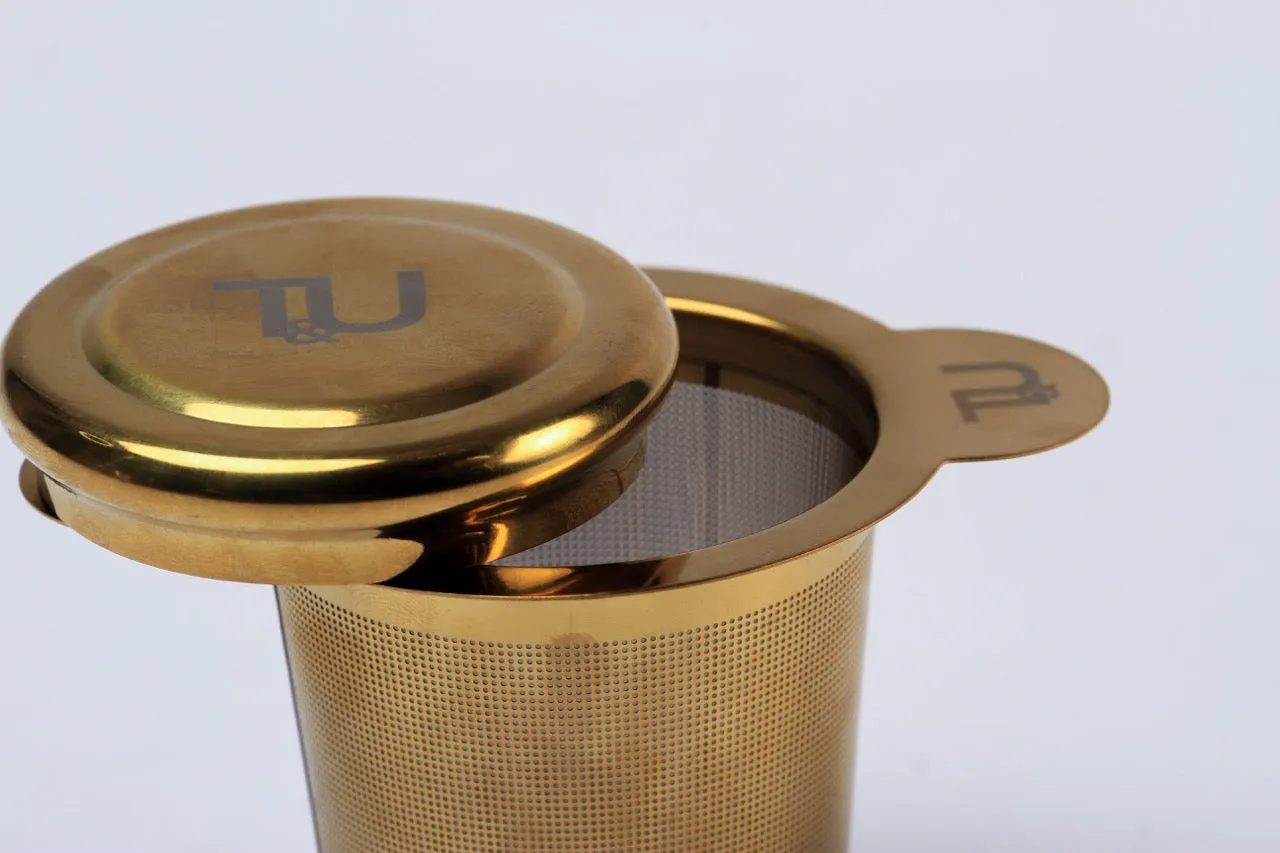 Gold Namib Tea Strainer