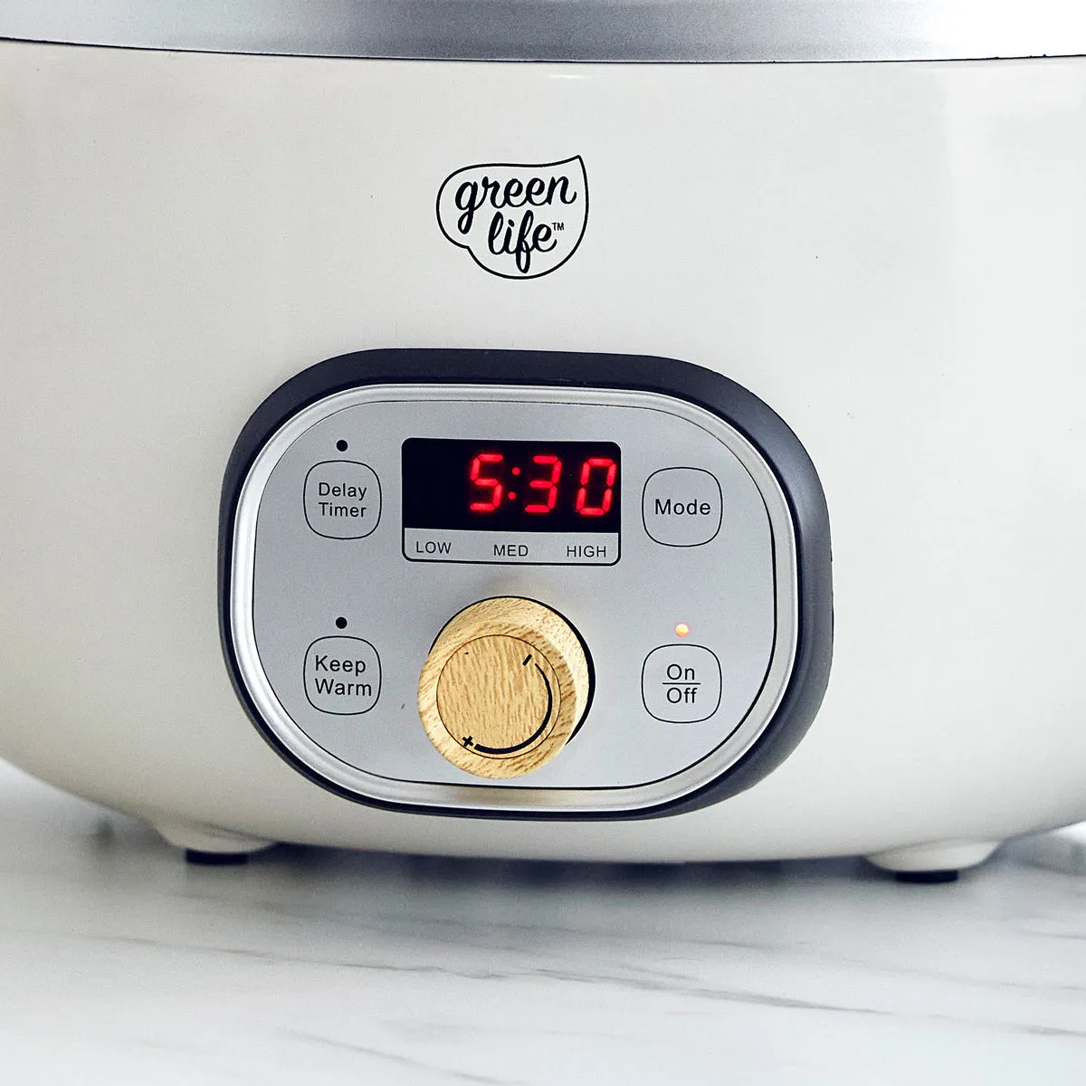 GreenLife Healthy Duo Slow Cooker | Cream