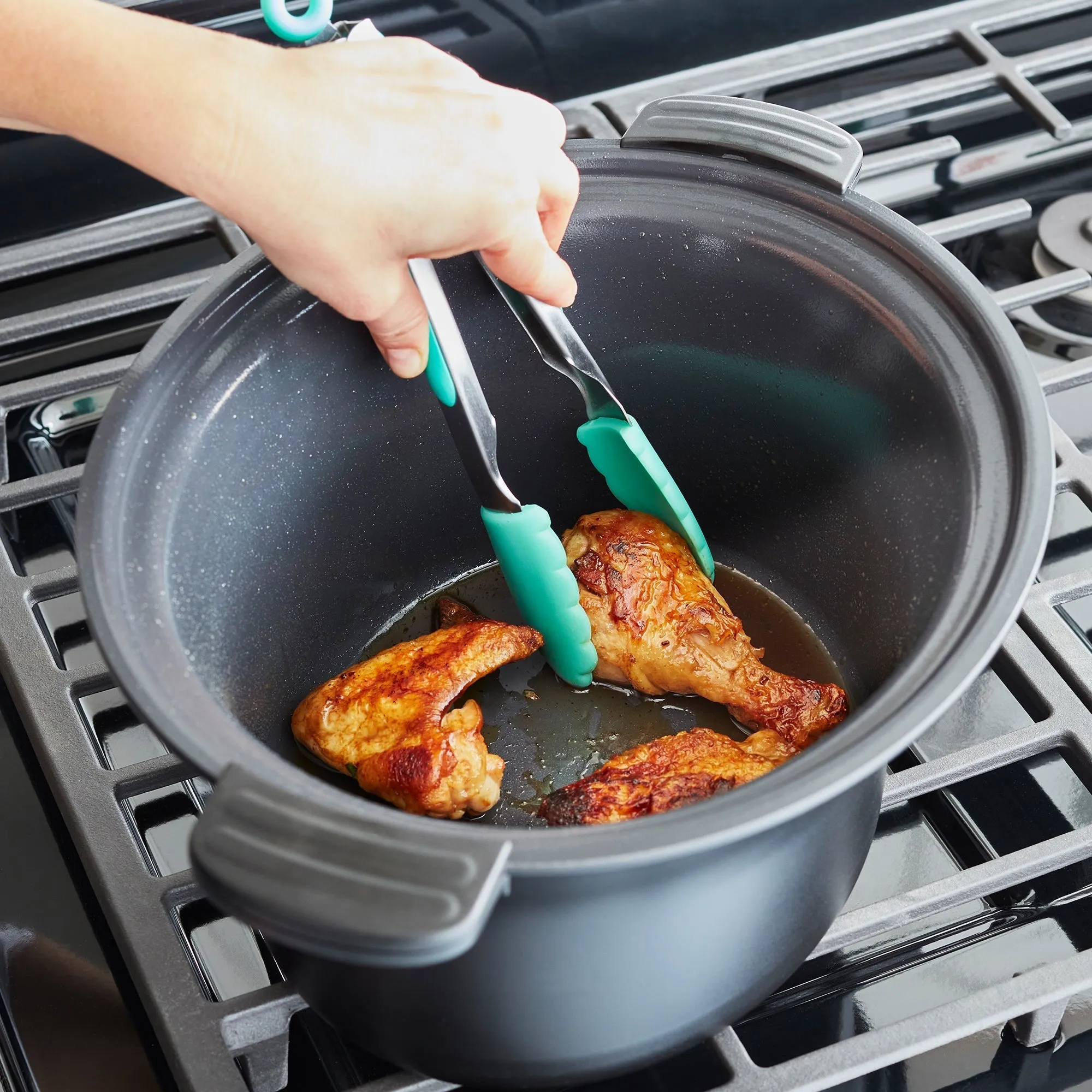 GreenLife Healthy Duo Slow Cooker | Turquoise