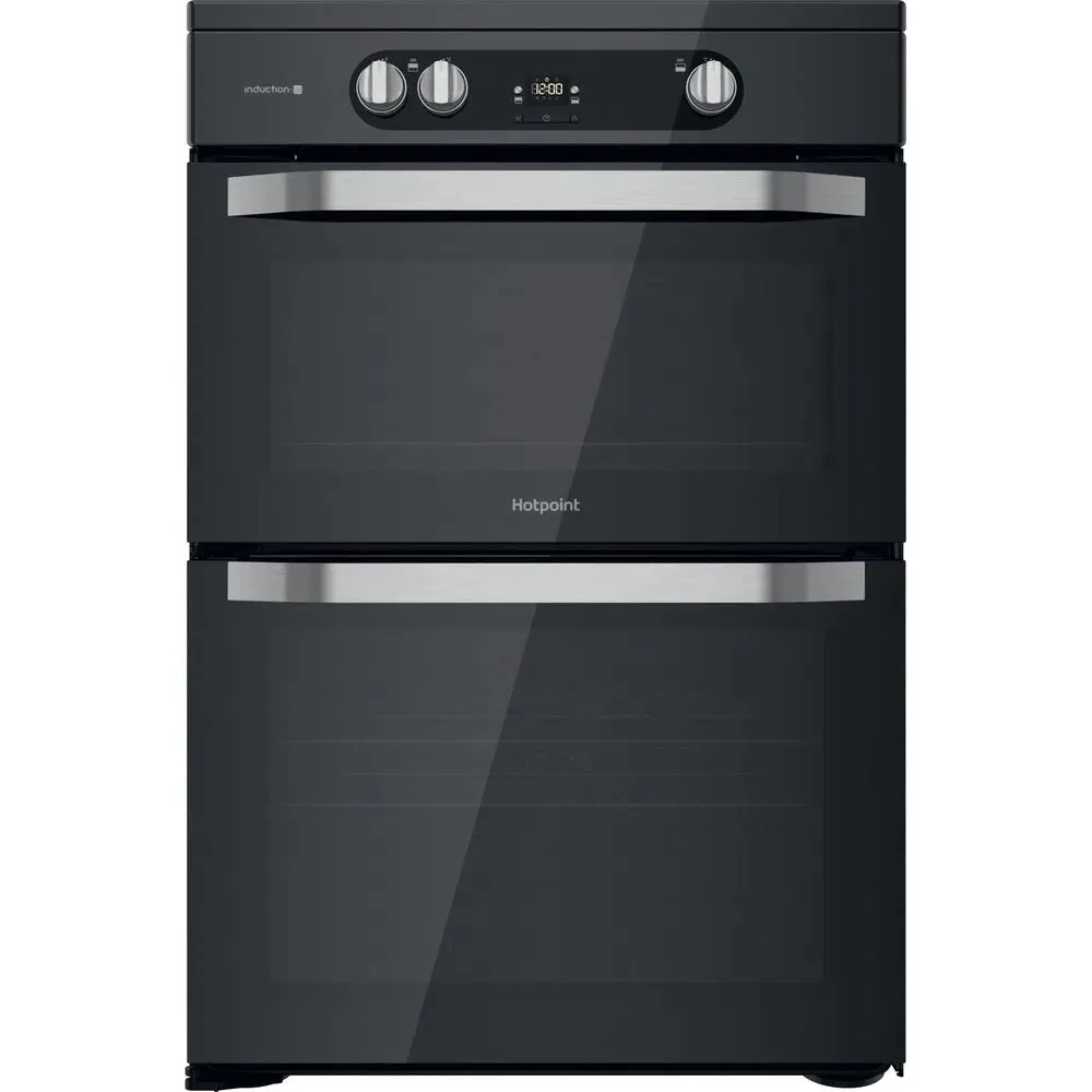 Hotpoint HDM67I9H2CB 60cm Double Oven Induction Electric Cooker Black