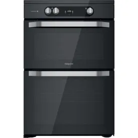 Hotpoint HDM67I9H2CB 60cm Double Oven Induction Electric Cooker Black