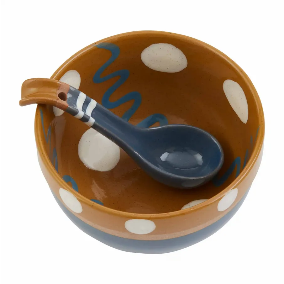 Mudpie Dot Salsa Bowl Set