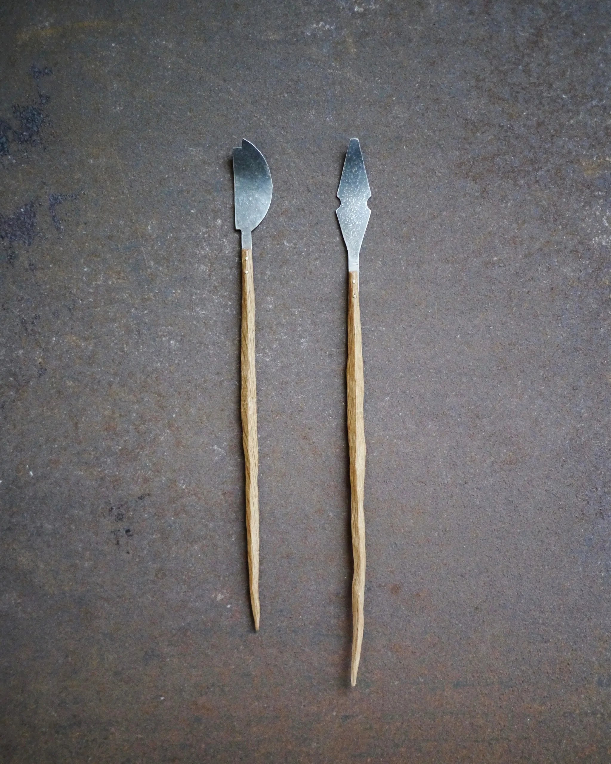 Oak Sprout Chashaku Tea Ladle - Abstract (OUT OF STOCK)