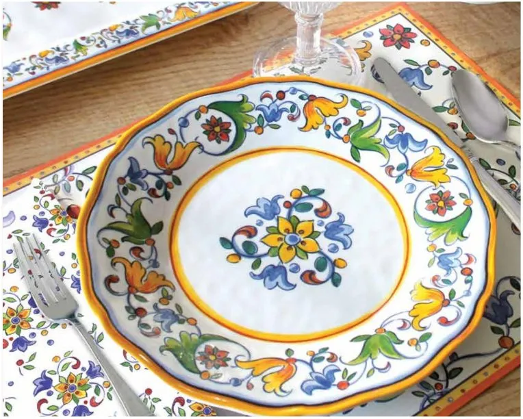 Old World: Sicilian Summer Melamine Dinnerware