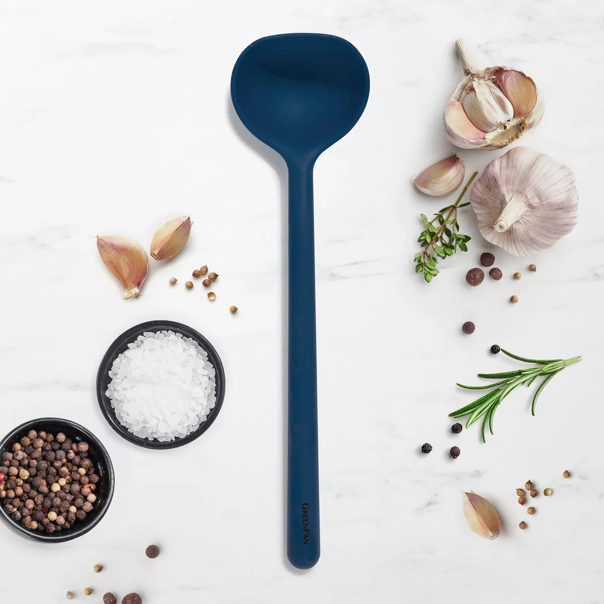 Platinum Silicone Ladle | Navy
