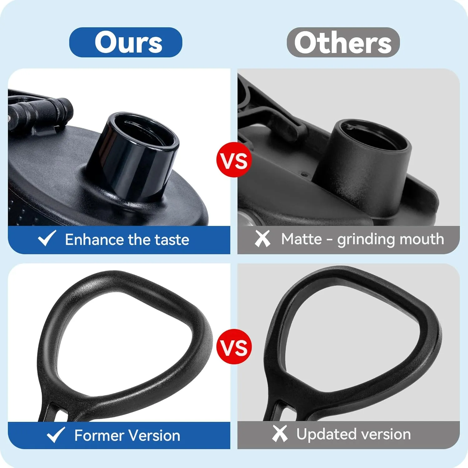 Replacement Spout Lid for Hydro Flask Wide Mouth Bottles (12/16/18/22/32/40/64oz)  2.28" Leak-Proof Sports Cap Accessory, Secure Fit