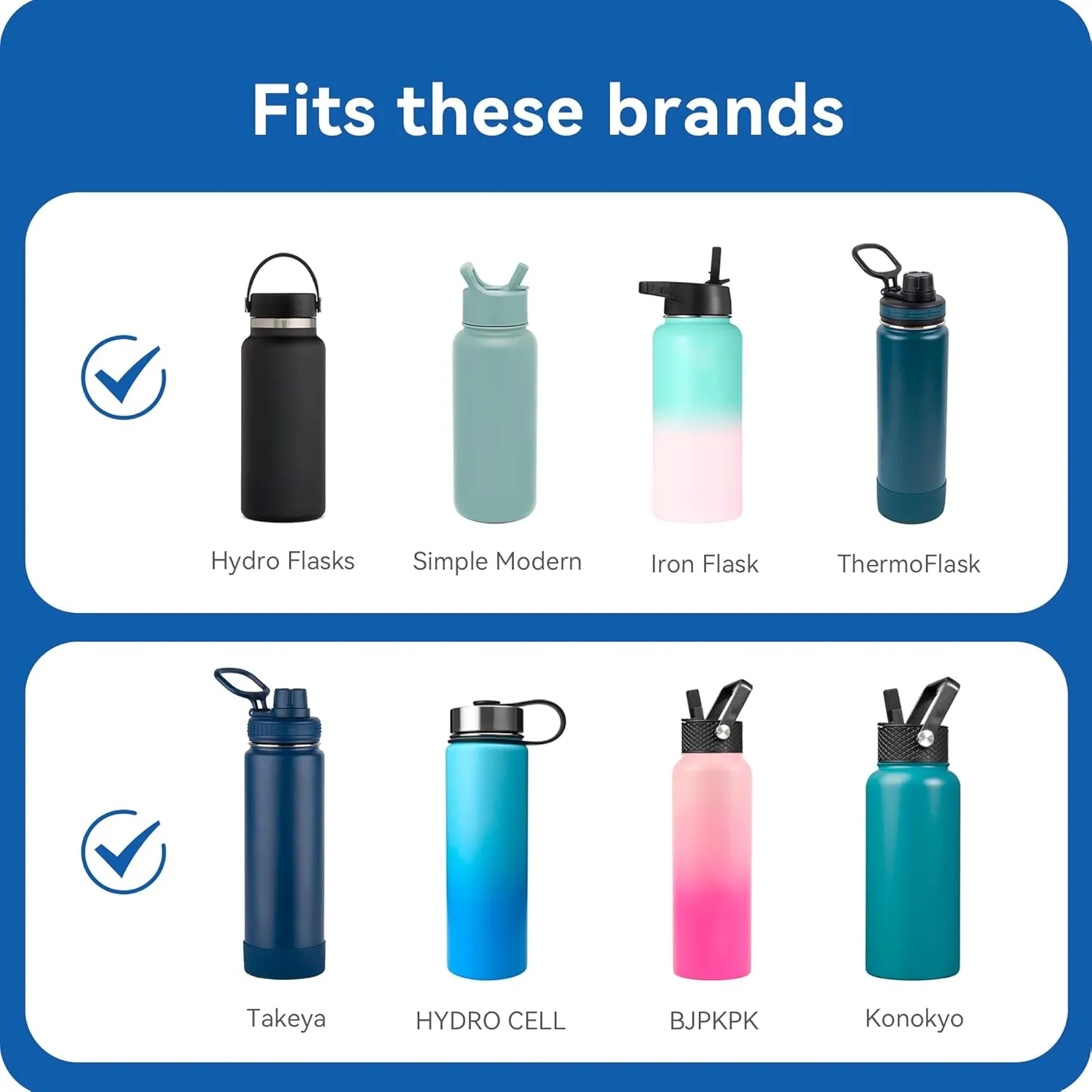 Replacement Spout Lid for Hydro Flask Wide Mouth Bottles (12/16/18/22/32/40/64oz)  2.28" Leak-Proof Sports Cap Accessory, Secure Fit
