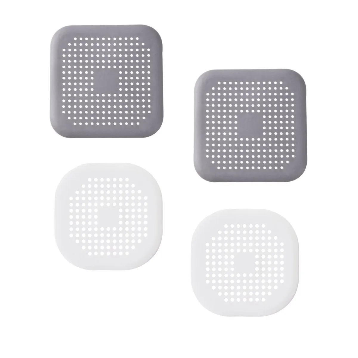 Sink Floor Drain Strainer Silicone Pad Shower Drain Filter Hair Catcher