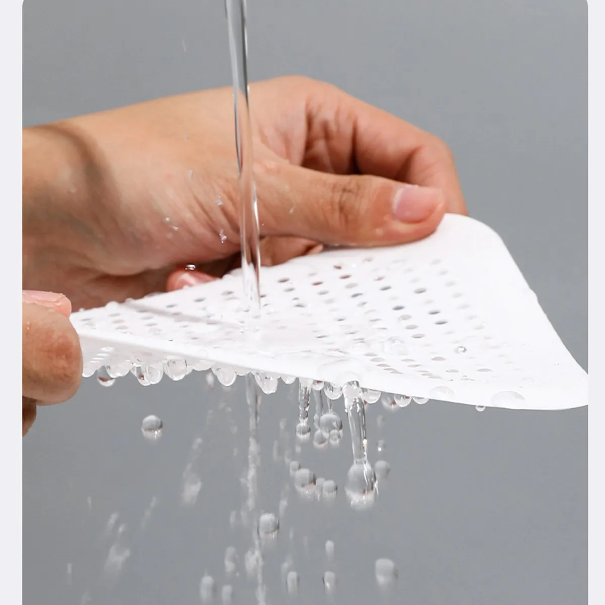 Sink Floor Drain Strainer Silicone Pad Shower Drain Filter Hair Catcher