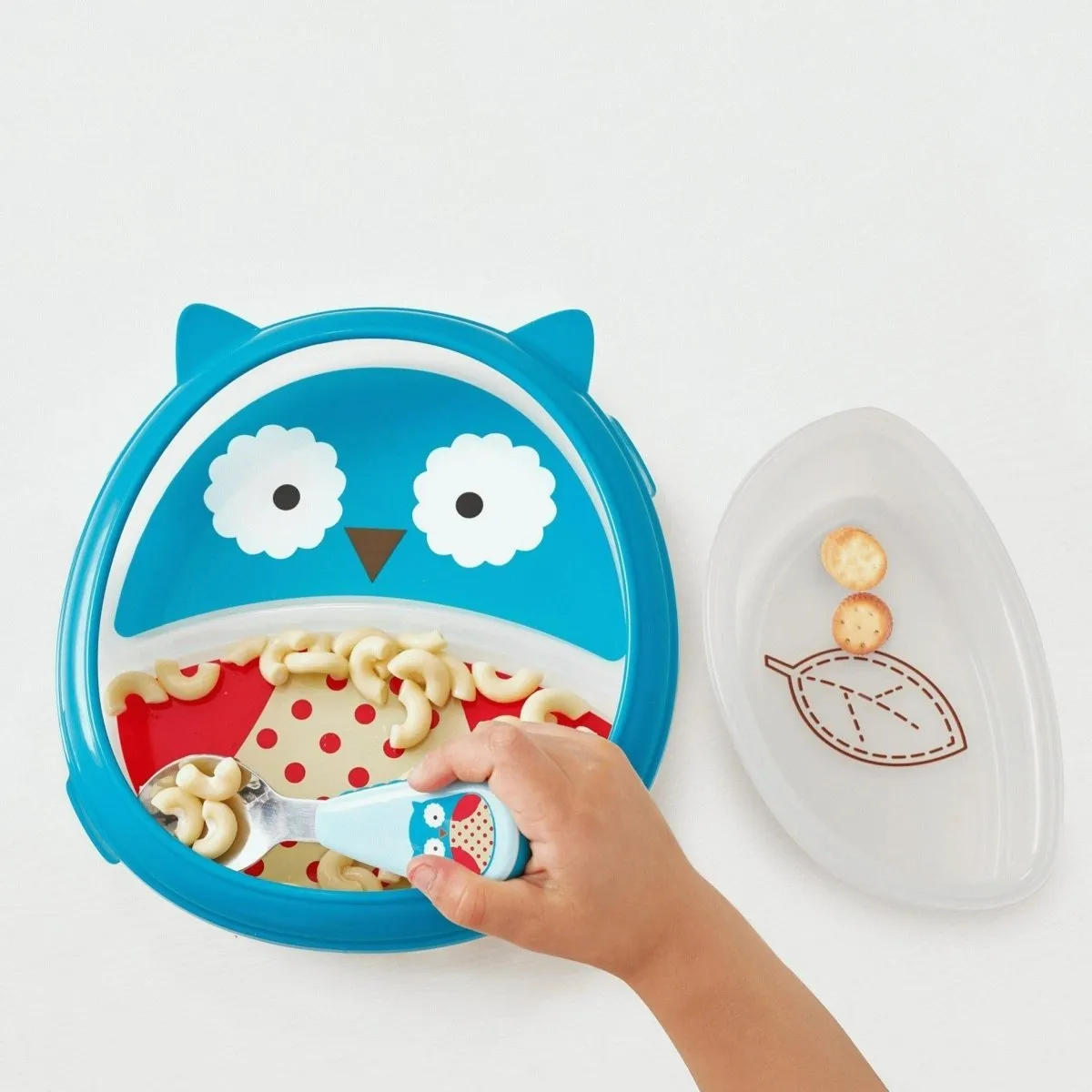 Skip Hop Zoo Melamine Plate and Bowl Set - Owl