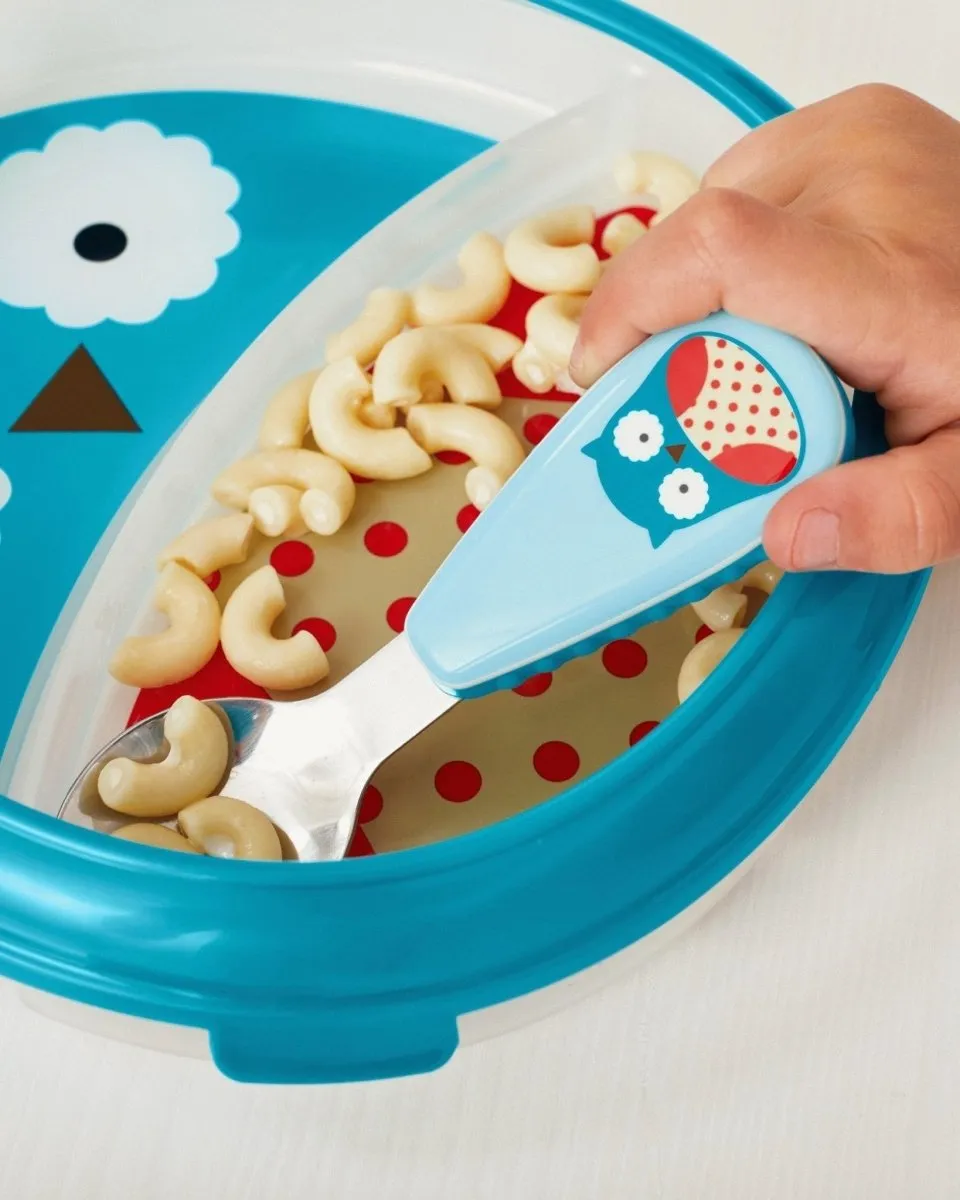 Skip Hop Zoo Melamine Plate and Bowl Set - Owl