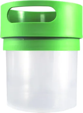 Spill Proof Snack Cup Munchie Mug Green, 12 Ounce jar Blank jar, Made in The USA, Snack Cup for Babies, Kids, Toddlers