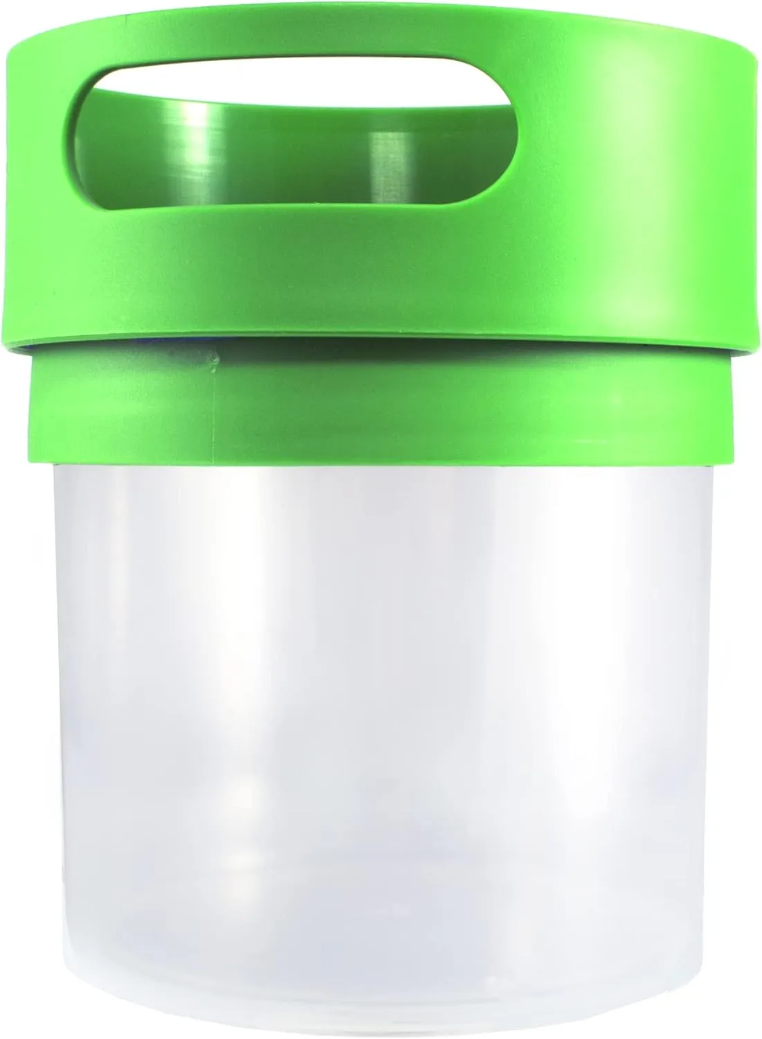 Spill Proof Snack Cup Munchie Mug Green, 12 Ounce jar Blank jar, Made in The USA, Snack Cup for Babies, Kids, Toddlers