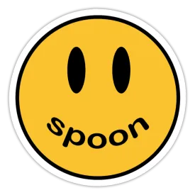 Spoon Smiley Sticker