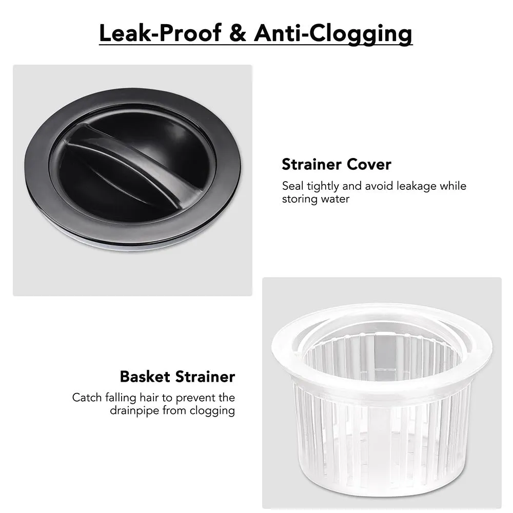 TheLAShop Shampoo Basket Strainer Assembly 4 5/16" Drain Opening