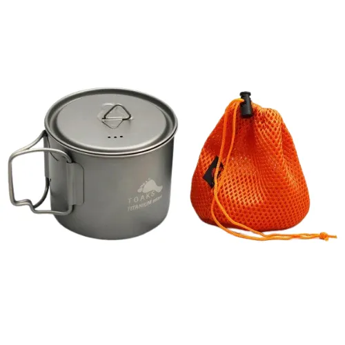 Titanium 550ml Pot (Ultralight Version) by TOAKS