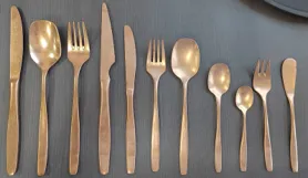 Vintage Copper-Coffee Spoon