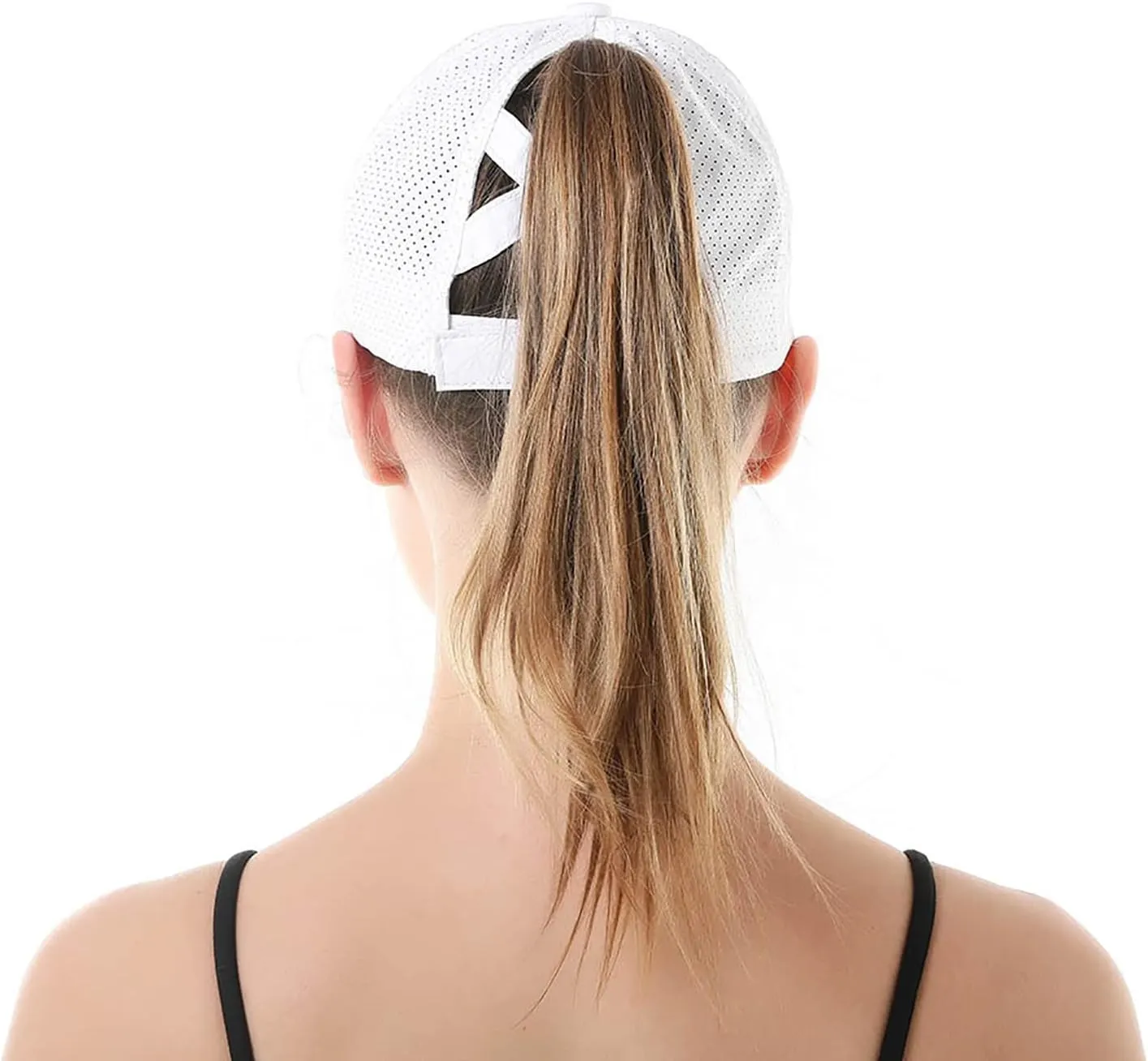 Women Ponytail Baseball Caps Mesh Quick Dry Baseball Hat with Ponytail Hole Outdoor Running Sports Trucker Hat